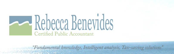 Rebecca Benevides-Noonon, Certified Public Accountant
